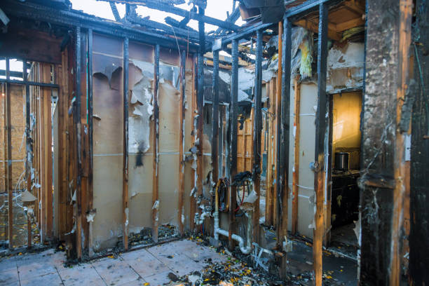 Professional Emergency Fire Cleanup technician working in Cocoa West, FL